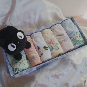 Pastel vintage cute underwear 6 pack